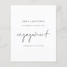 Bekanntgabe der Minimalistischen Verlobung von Bud