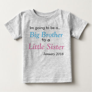 Bekanntgabe des großen Bruders Baby T-shirt