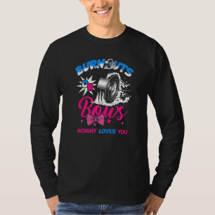 Bekanntgabe des Party von Burnouts oder Bows Gende T-Shirt