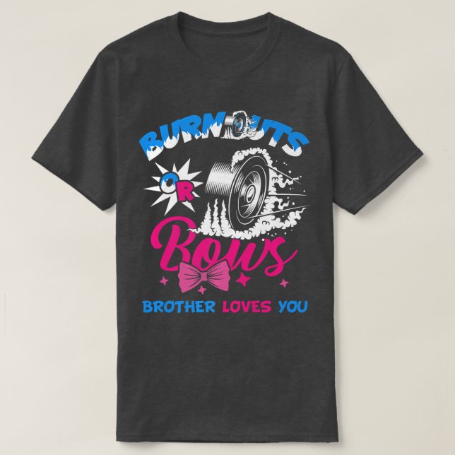Bekanntgabe von Ausfällen oder Bows Gender Reveal  T-Shirt (Design vorne)