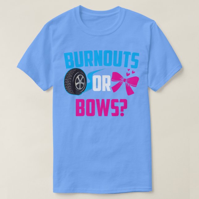Bekanntgabe von Ausfällen oder Bows Gender Reveal  T-Shirt (Design vorne)