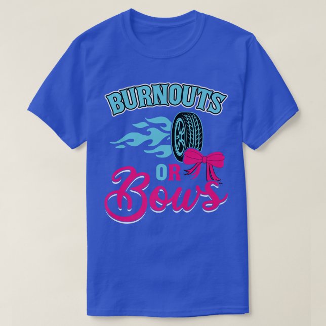 Bekanntgabe von Ausfällen oder Bows Gender Reveal  T-Shirt (Design vorne)
