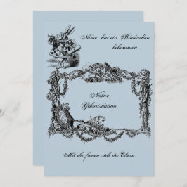 Bekanntgabe zur Geburt – Geburtskarte Einladung