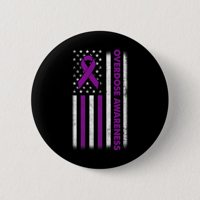 Bekanntheitsflagge Lila Multifunktionsleiste Erhol Button (Vorderseite)