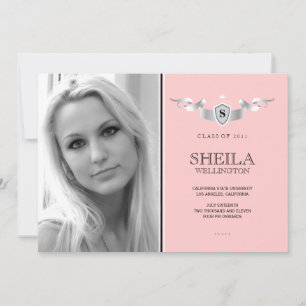 Bekanntmachung des Abschlusses des Schilds Fotos Einladung