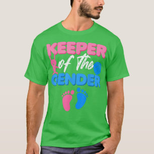Bekanntmachung Keeper of Gender Reveal Party Idea  T-Shirt