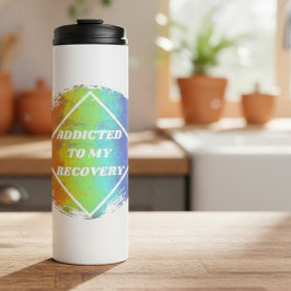 Bekennt sich zu meiner Erholung - NA Narcotics ano Thermosbecher