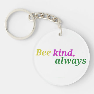 BeKind immer - Minimalistische Motivierend Keychai Schlüsselanhänger