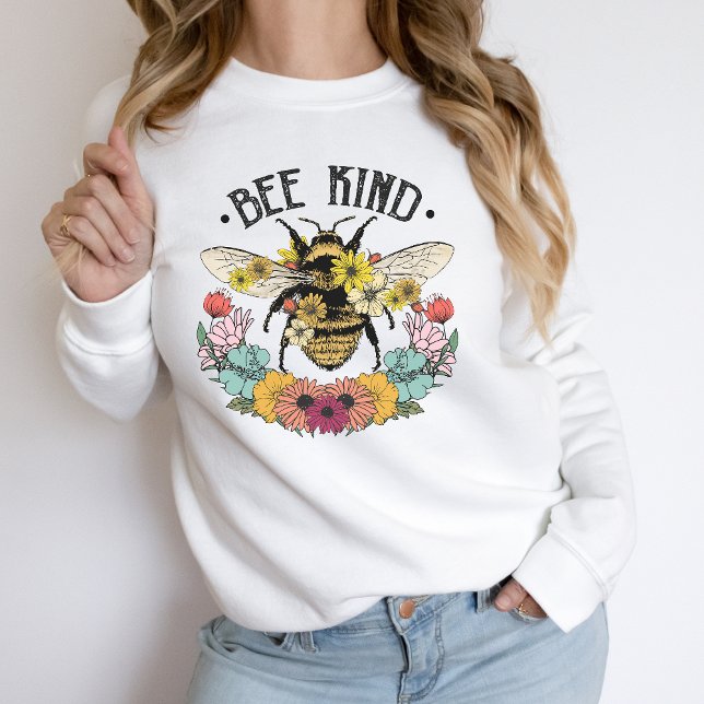 Bekind Sweatshirt Vintag Graphic Retro (Von Creator hochgeladen)