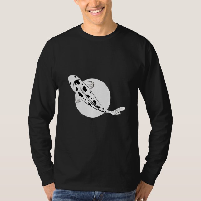 Bekko Koi Fish Brocaded Carp Nishikigoi Pond Amur T-Shirt (Vorderseite)