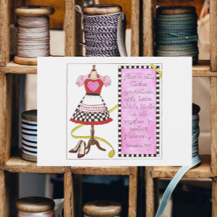 Bekleiden Sie sich in der Liebe Inspiration Postka Postkarte