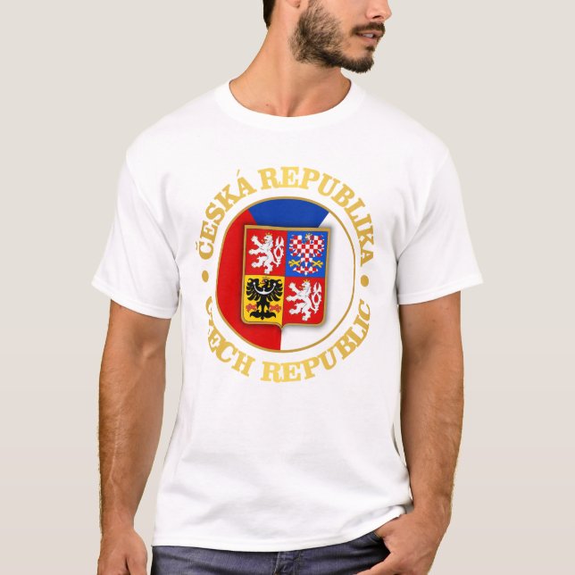 Bekleidung der Tschechischen Republik T-Shirt (Vorderseite)