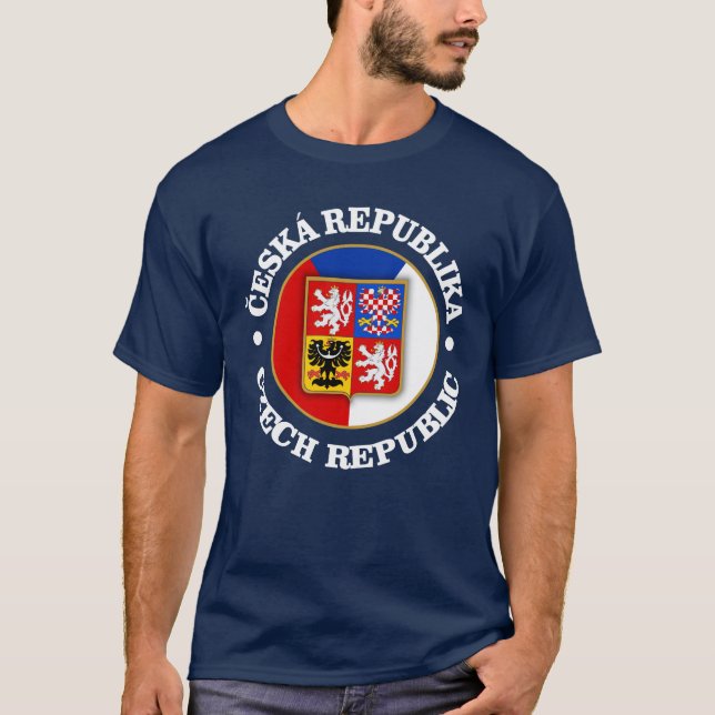 Bekleidung der Tschechischen Republik T-Shirt (Vorderseite)