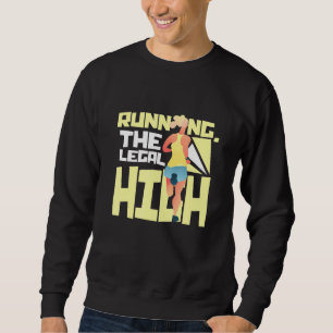 Bekleidung, die die legale High Workout-Klausel au Sweatshirt