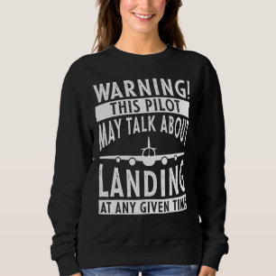 Bekleidung für Airline-Pilot - Einzigartiges Desig Sweatshirt