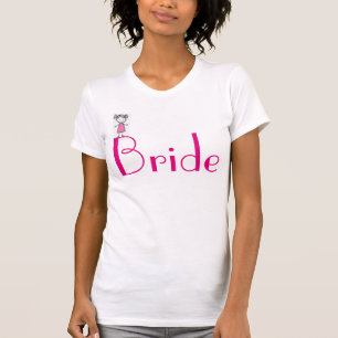 Bekleidung für Frauen, Fine Jersey T - Shirt/Bride T-Shirt
