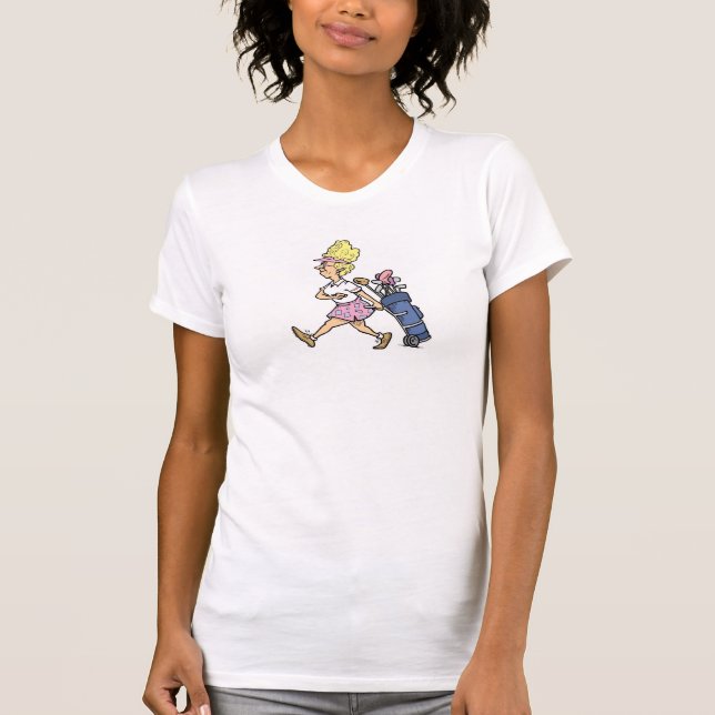 Bekleidung für Frauen, Fine Jersey T - Shirt/Golfe T-Shirt (Vorderseite)