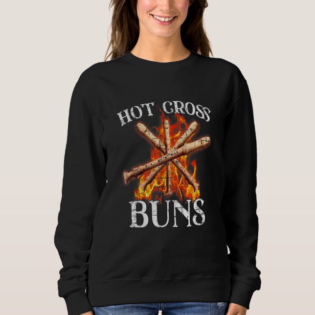 Bekleidung für Hot Cross Buns 5 Sweatshirt (Vorderseite)