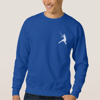 Bekleidung für Männer | Blaues Sweatshirt mit Logo