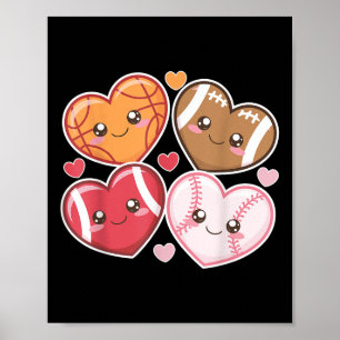 Bekleidung für Männer, Jungen und Valentinstage Poster