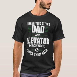 Bekleidung für Vater und Aufzug T-Shirt