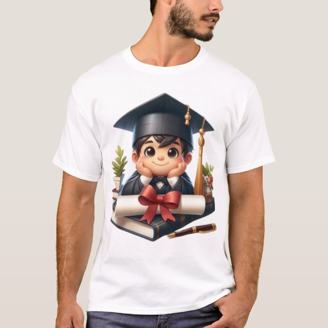 Bekleidung Graduate T-Shirt (Vorderseite)