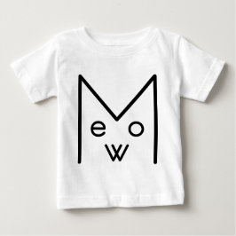 Bekleidung mit Meow Design Baby T-shirt