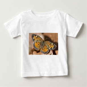 Bekleidung und Geschenke für braune und orangefarb Baby T-shirt