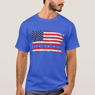 Bekleidung unter amerikanischer FlaggeFischerei 51 T-Shirt