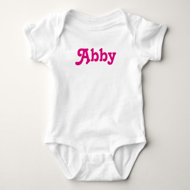 Bekleidungsbaby Abby Baby Strampler (Vorderseite)