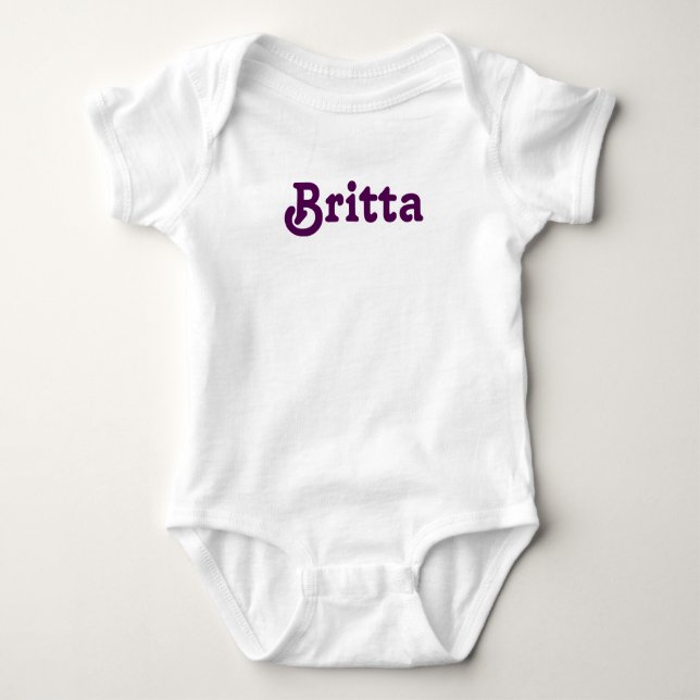 Bekleidungsbaby Britta Baby Strampler (Vorderseite)