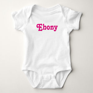 Bekleidungsbaby Ebony Baby Strampler