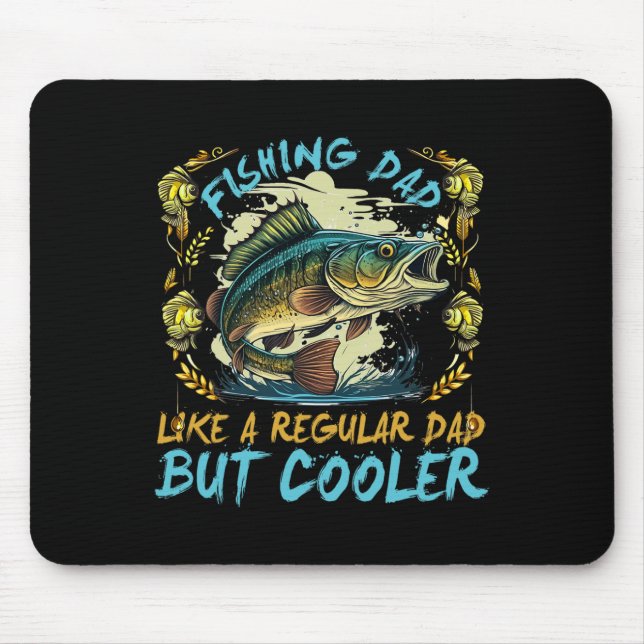 Bekleidungsmännchen Fischen Vater wie ein regelmäß Mousepad (Vorne)