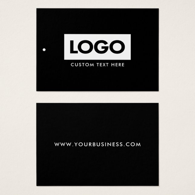 Bekleidungsmarke für moderne Firmenlogos (Vorne & Hinten)