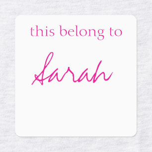 Bekleidungsmarken aus Eisen Etiketten