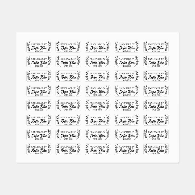 Bekleidungsmarken für individuelle Name oder Firme Etiketten (Blatt)