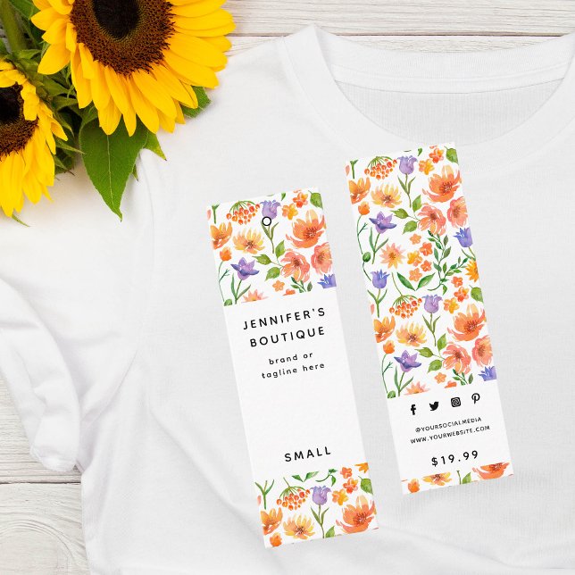 Bekleidungsmarken für kleine Unternehmen Preis-Eti Telefonnummerkarte (Von Creator hochgeladen)