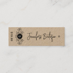 Bekleidungsmarken für kleine Unternehmen - Preisma Telefonnummerkarte