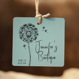 Bekleidungsmarken Kleine Unternehmen Blue Floral P Telefonnummerkarte