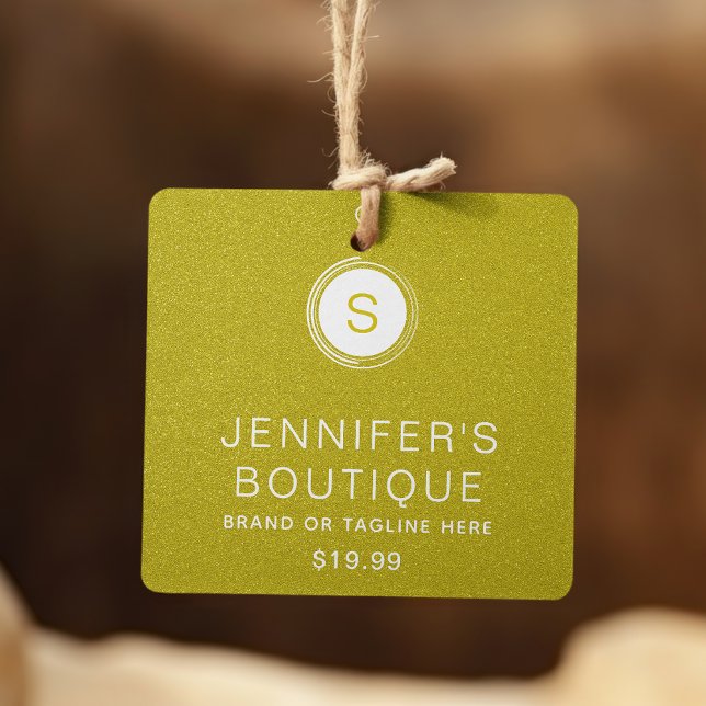 Bekleidungsmarken Kleine Unternehmen Goldener Glit Telefonnummerkarte (Von Creator hochgeladen)