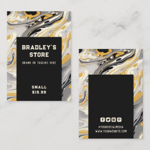 Bekleidungsmarken Kleine Unternehmen Moderne Abstr Telefonnummerkarte