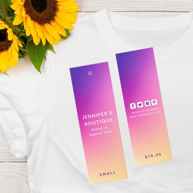 Bekleidungsmarken Kleine Unternehmen Moderne Abstr Telefonnummerkarte (Von Creator hochgeladen)