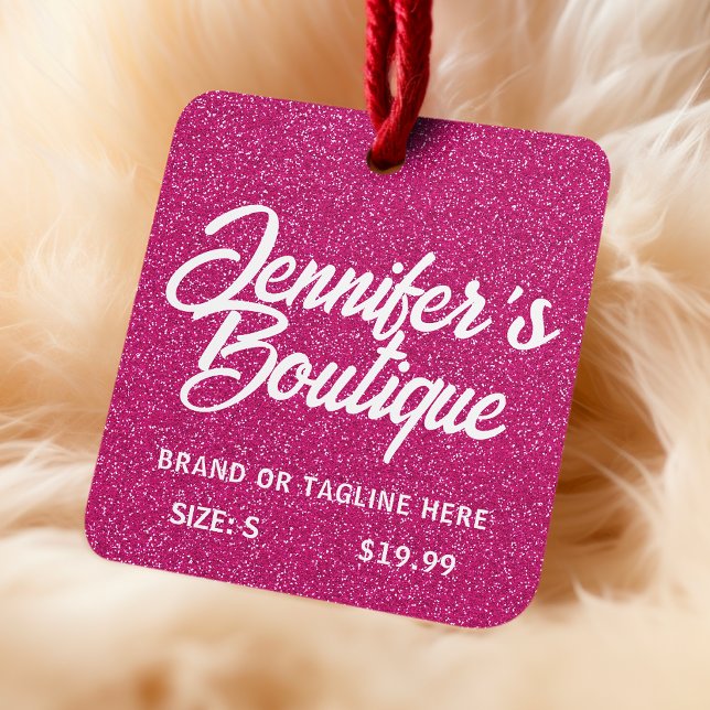 Bekleidungsmarken Kleine Unternehmen rosa Weißer G Telefonnummerkarte (Von Creator hochgeladen)