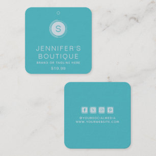 Bekleidungsmarken Kleine Unternehmen Telefonnummerkarte