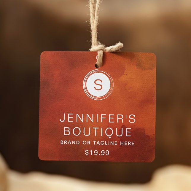 Bekleidungsmarken Kleine Unternehmen Teracotta Was Telefonnummerkarte (Von Creator hochgeladen)