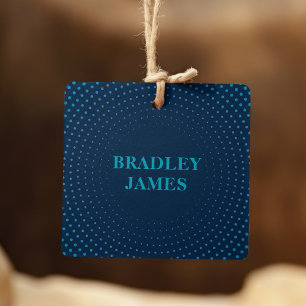 Bekleidungsmarken Small Business Blue Dot Telefonnummerkarte