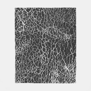 Beklemmte Overlay-Struktur von Krokodil oder Schla Fleecedecke