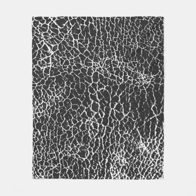 Beklemmte Overlay-Struktur von Krokodil oder Schla Fleecedecke (Vorderseite)