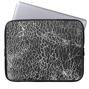 Beklemmte Overlay-Struktur von Krokodil oder Schla Laptopschutzhülle