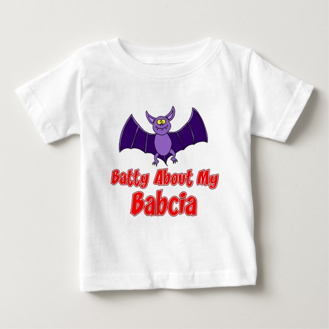 Bekloppt über mein Babcia Baby T-shirt (Vorderseite)